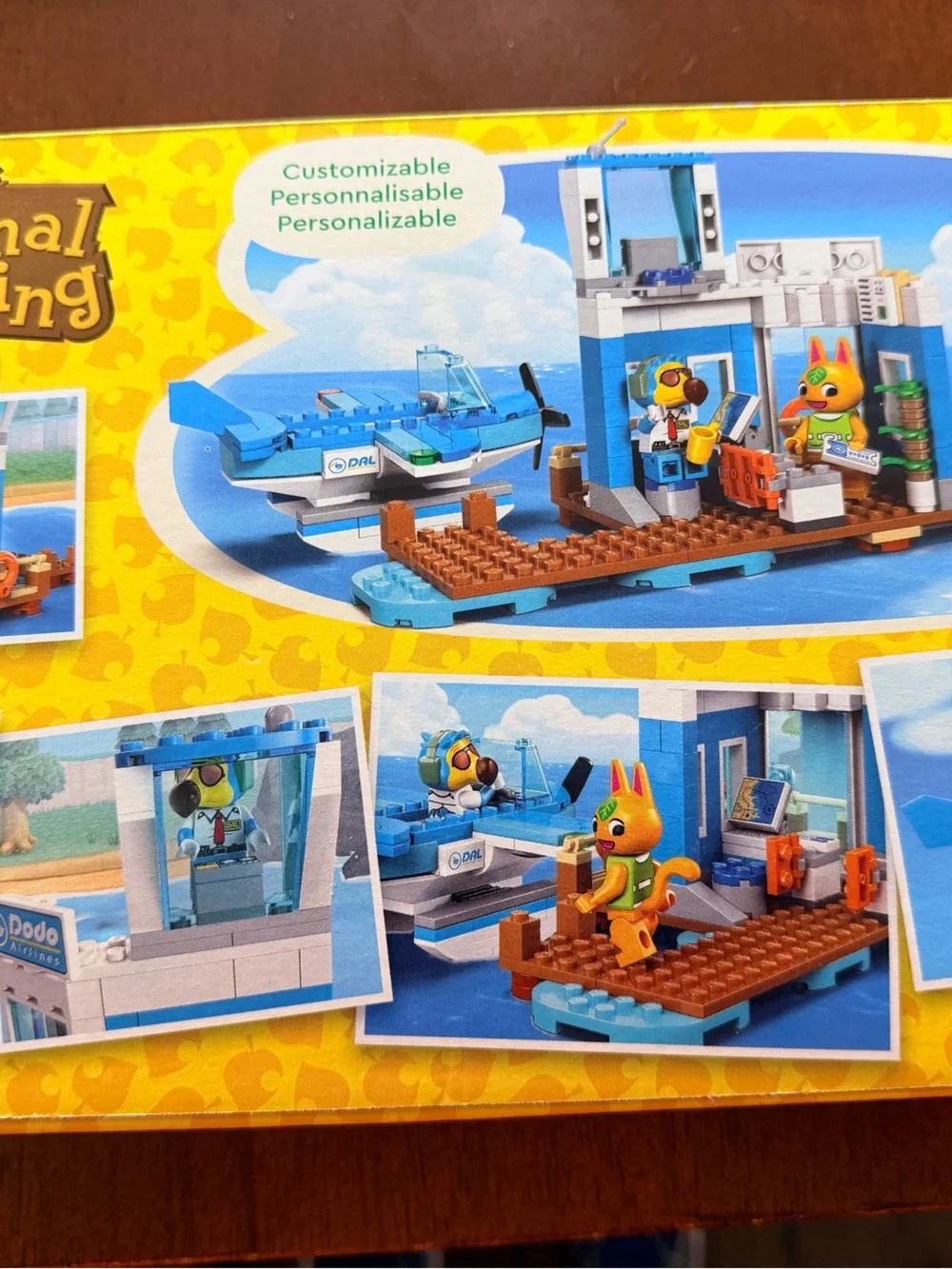 Lego Animal Crossing Dodo Airlines Buildable Playset in Blue, White, Orange